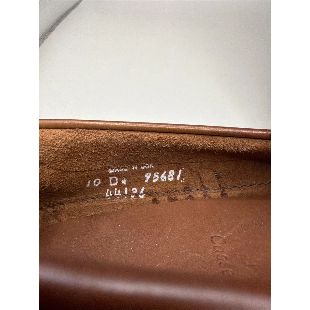 New Allen Edmonds Cassell‎ Men's Tassel Driving Loafers 10 D Chili Leather
